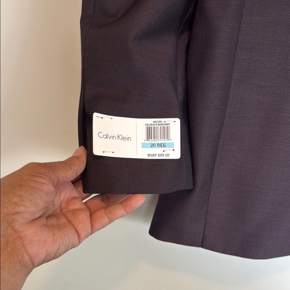 Calvin Klein Purple Sport Coat Blazer - Picture 8 of 11